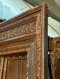 Solid Wooden Door Antique Pattern Decorated with Brass Pins