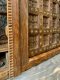 Elegant Indian Gujarati Door Fine Teak Fully Brass Flowers
