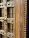 Elegant Indian Gujarati Door Fine Teak Fully Brass Flowers