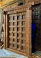 Elegant Indian Gujarati Door Fine Teak Fully Brass Flowers