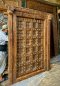 Elegant Indian Gujarati Door Fine Teak Fully Brass Flowers