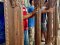 Antique Wooden Columns
