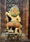 Piece of Antique Ganesh Wood Carved with Stand