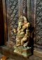 Piece of Antique Ganesh Wood Carved with Stand