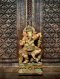 Piece of Antique Ganesh Wood Carved with Stand