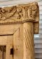Double Courtyard Garden Door Bleached Teak Classic Carving