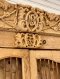 Double Courtyard Garden Door Bleached Teak Classic Carving