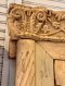 Double Courtyard Garden Door Bleached Teak Classic Carving