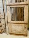 Delightful Bleached Teak Double Door Old Irons Decor