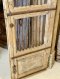 Delightful Bleached Teak Double Door Old Irons Decor