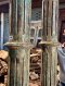 Antique Wooden Pillars Set of 2