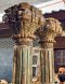 Antique Wooden Pillars Set of 2