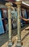 Antique Wooden Pillars Set of 2