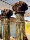 Antique Wooden Pillars Set of 4