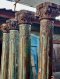 Antique Wooden Pillars Set of 4