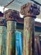 Antique Wooden Pillars Set of 4