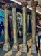 Antique Wooden Pillars Set of 4