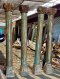 Antique Wooden Pillars Set of 4