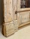 Delightful Bleached Teak Double Door Old Irons Decor