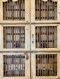 Delightful Bleached Teak Double Door Old Irons Decor
