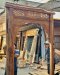 Old Lattice Wooden Arch for Entrance Hall Way