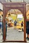 Old Lattice Wooden Arch for Entrance Hall Way