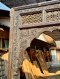 Old Lattice Wooden Arch for Entrance Hall Way