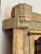 Delightful Bleached Teak Double Door Old Irons Decor