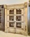Delightful Bleached Teak Double Door Old Irons Decor