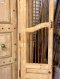 Double Courtyard Garden Door Bleached Teak Classic Carving