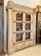 Delightful Bleached Teak Double Door Old Irons Decor