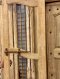 Double Courtyard Garden Door Bleached Teak Classic Carving