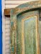 Blue Arched Door with Classic Paneling