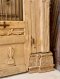 Double Courtyard Garden Door Bleached Teak Classic Carving