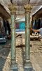 Antique Wooden Pillars Set of 2