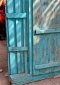 ​Luxurious Old Palace Door Light Blue-Green Rich Carving