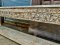 Large Console Table in White Washed Color