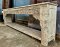 Large Console Table in White Washed Color