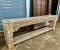 Large Console Table in White Washed Color