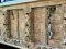 Vintage White Wooden Chest with Fine Carving