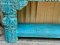 Antique Console Table with Brass