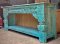 Antique Console Table with Brass