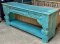 Antique Console Table with Brass