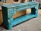 Antique Console Table with Brass