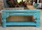 Antique Console Table with Brass