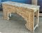 Antique White Washed Counter Table