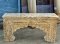 Antique White Washed Counter Table