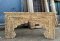 Antique White Washed Counter Table