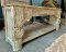 Carved Console Table in White Color