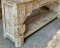 Carved Console Table in White Color